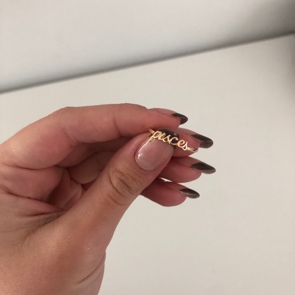 Vintage zodiac ring